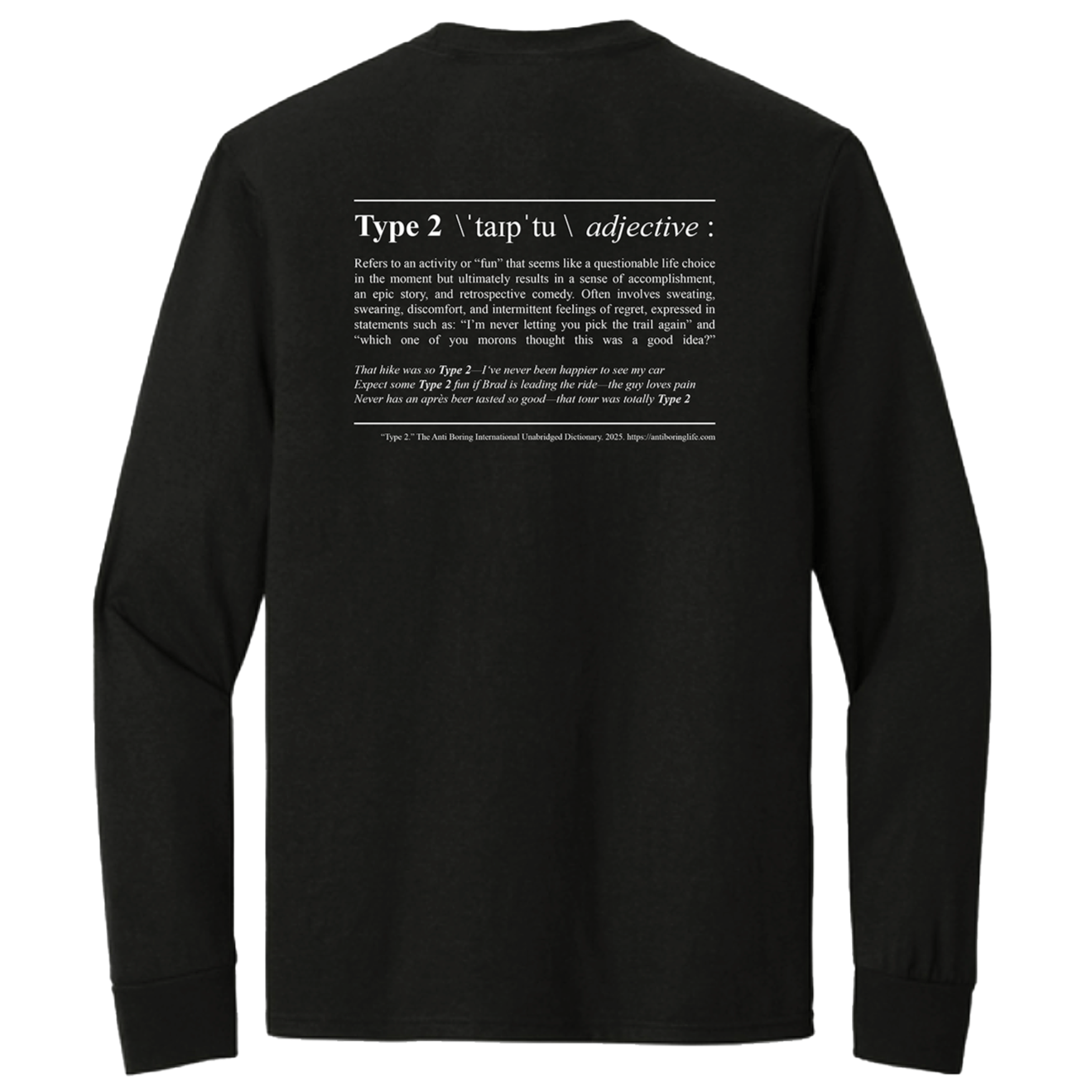 The Definition of Type 2 Long Sleeve Tee