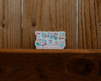 Touch Grass, Man Sticker