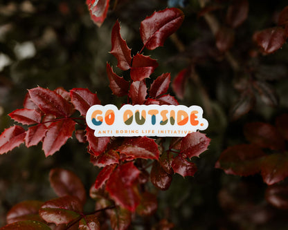 Go Outside Sticker