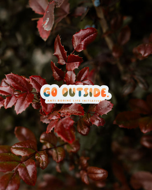 Go Outside Sticker