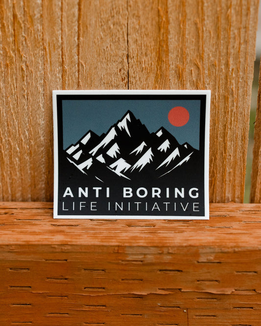 The Twilight in the Mountains Sticker