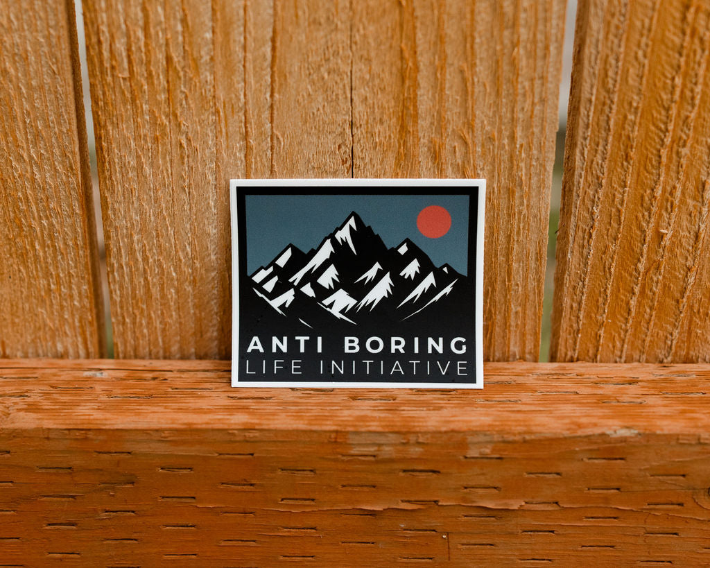 The Twilight in the Mountains Sticker