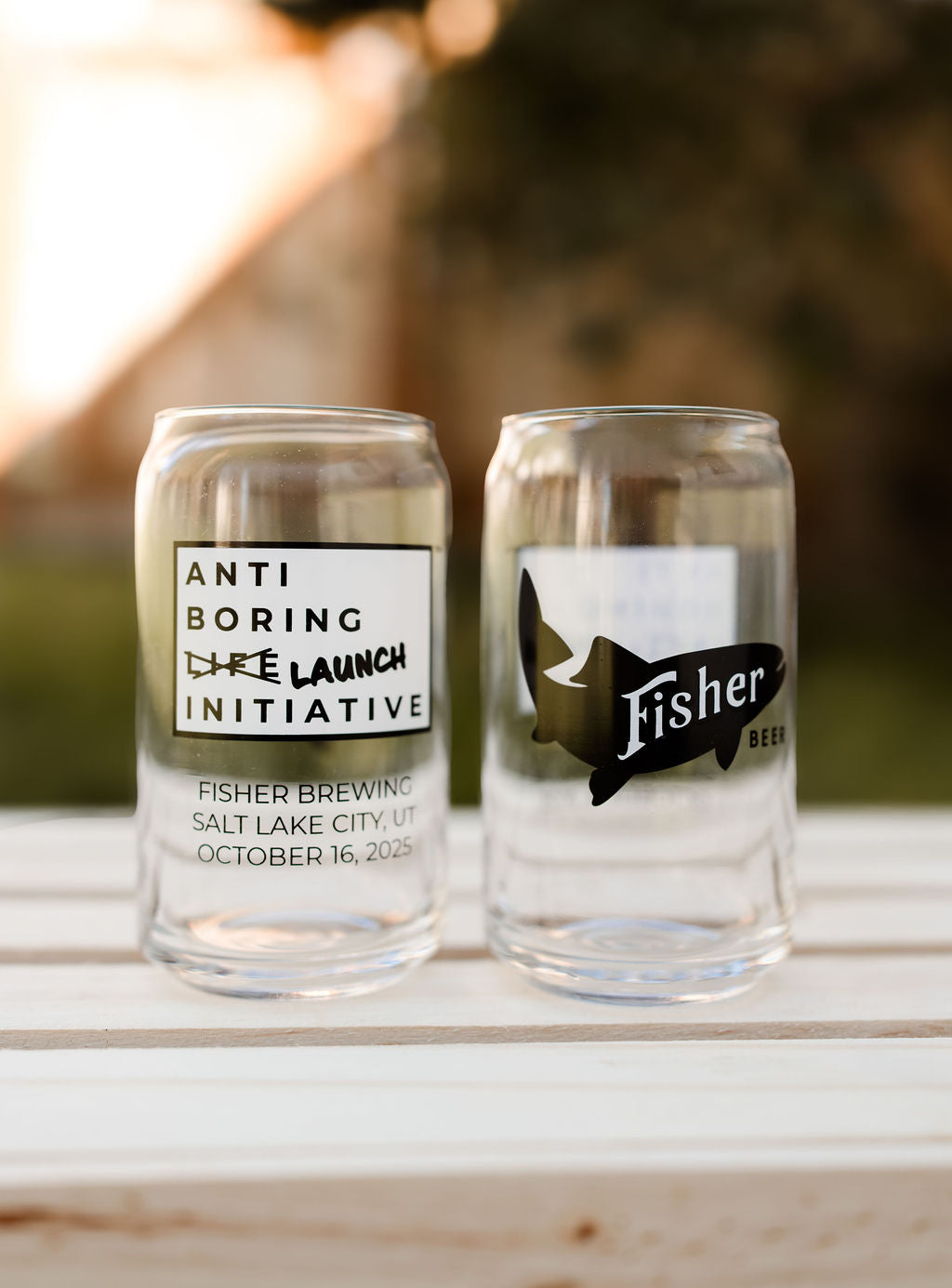 Anti Boring Launch Pint Glass