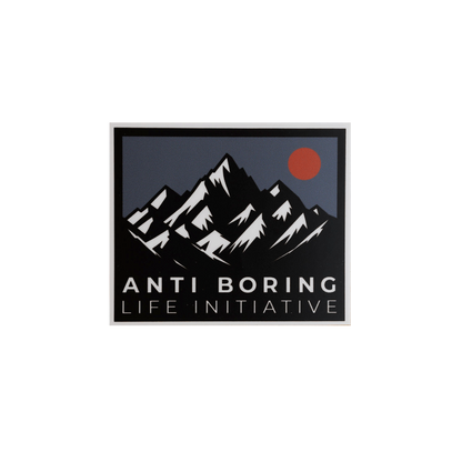The Twilight in the Mountains Sticker